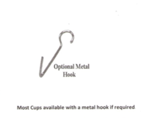 Suction cup 22mm PVC with hook