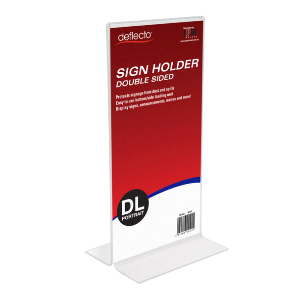 Double Sided T-Shape Sign Holder – DL Portrait