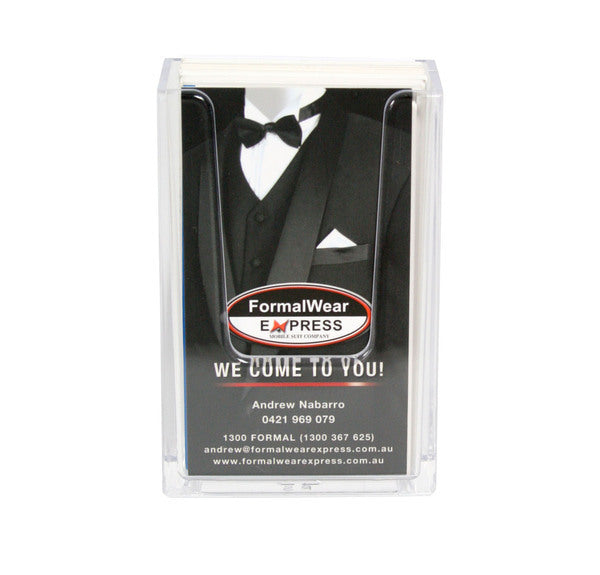 BUSINESS CARD HOLDER PORTRAIT COUNTER TOP